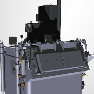 In-line degasser