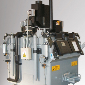 In-line degasser