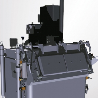 In-line degasser