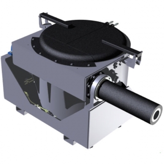 Tilting Coaxial transfer ladle with fixed-point discharge